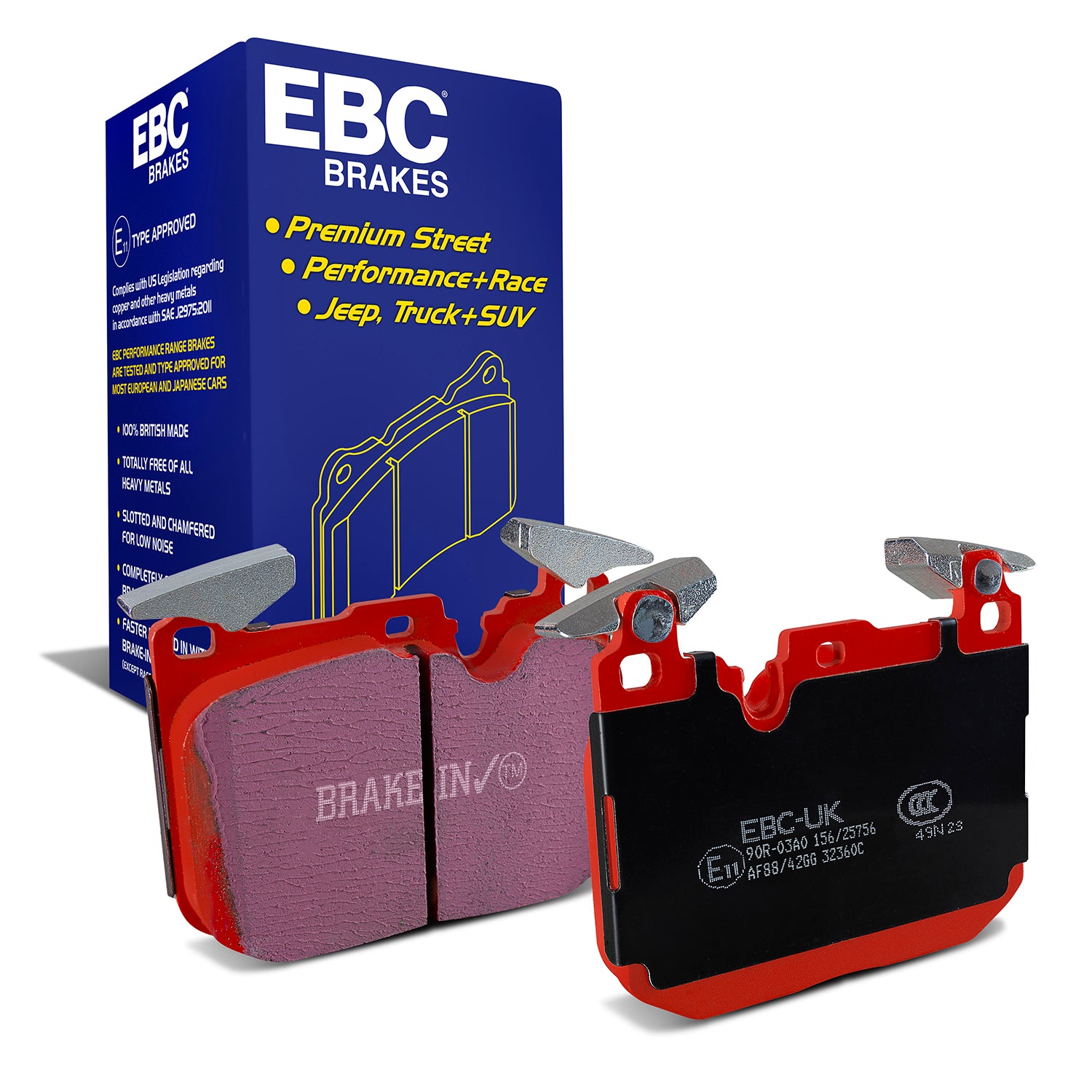 Brake Pads - Front - Redstuff I BMW F80/F82/F83/F87